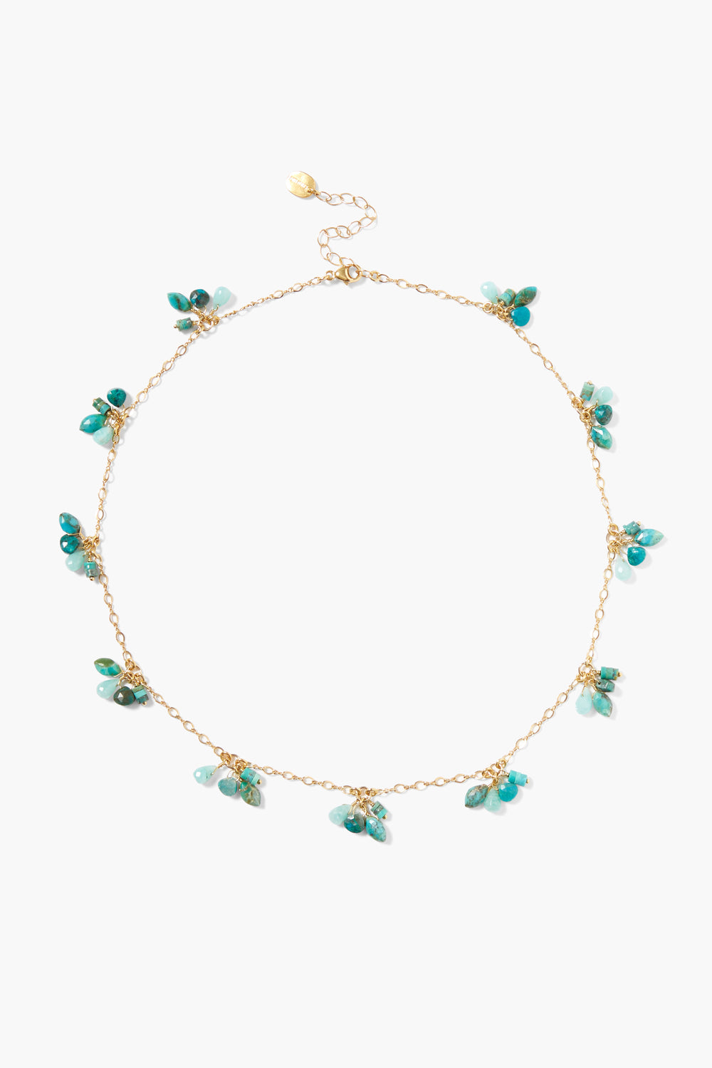 Turquoise Mix Necklace in Elegant Style