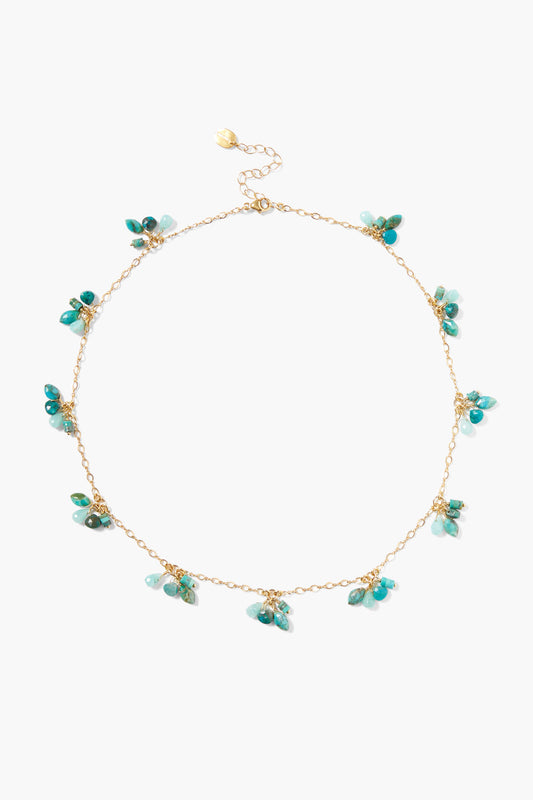 Turquoise Mix Necklace in Elegant Style