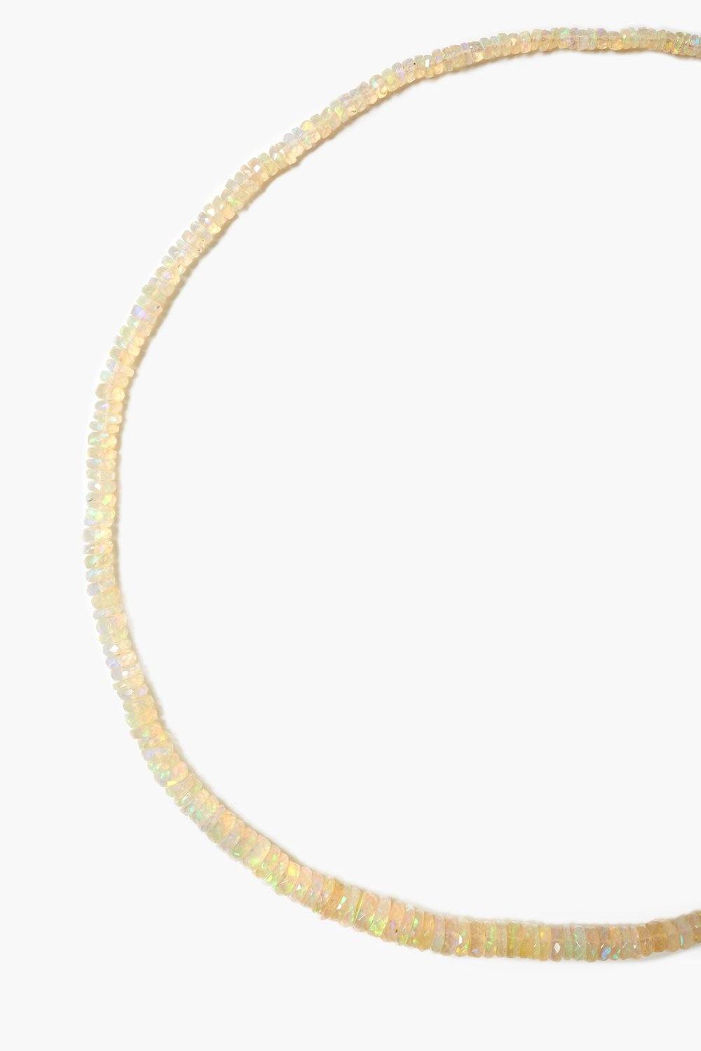 Ethiopian Opal Necklace in 14k Gold