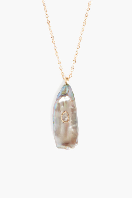 Green Biwa Pearl Oasis Necklace