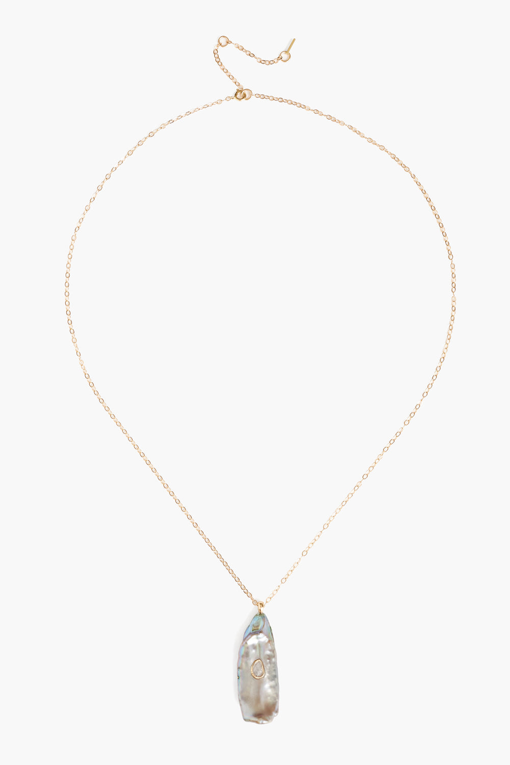 Green Biwa Pearl Oasis Necklace