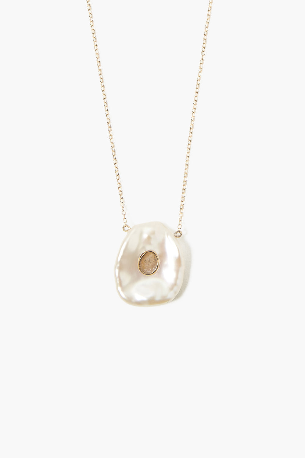 Petite Oasis Necklace in 14k Gold