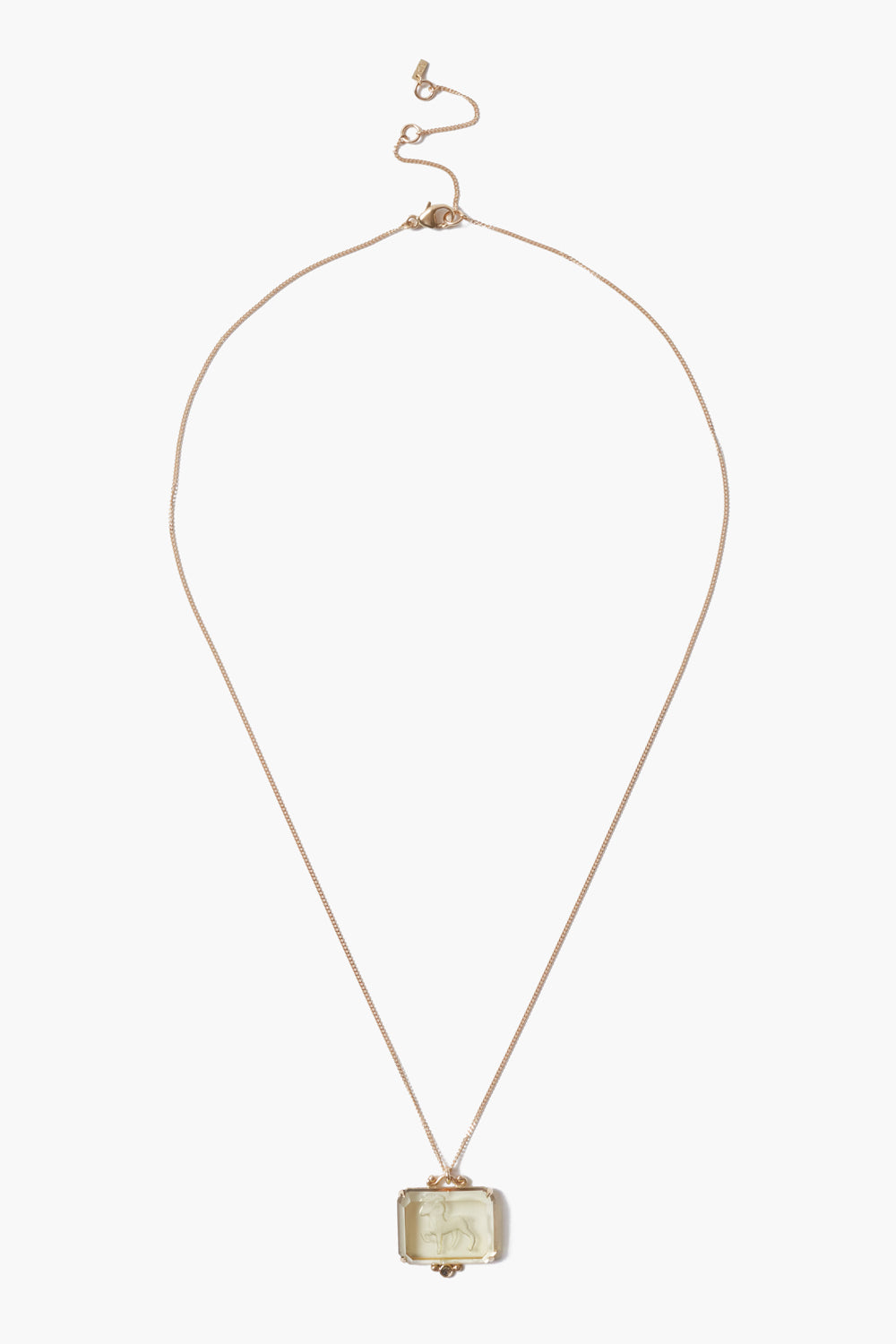 14k Aries Zodiac Necklace