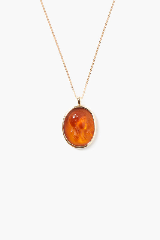 14k Orange Necklace