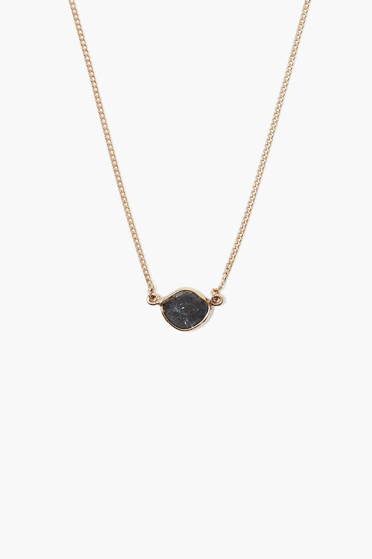 14k Black Diamond Necklace