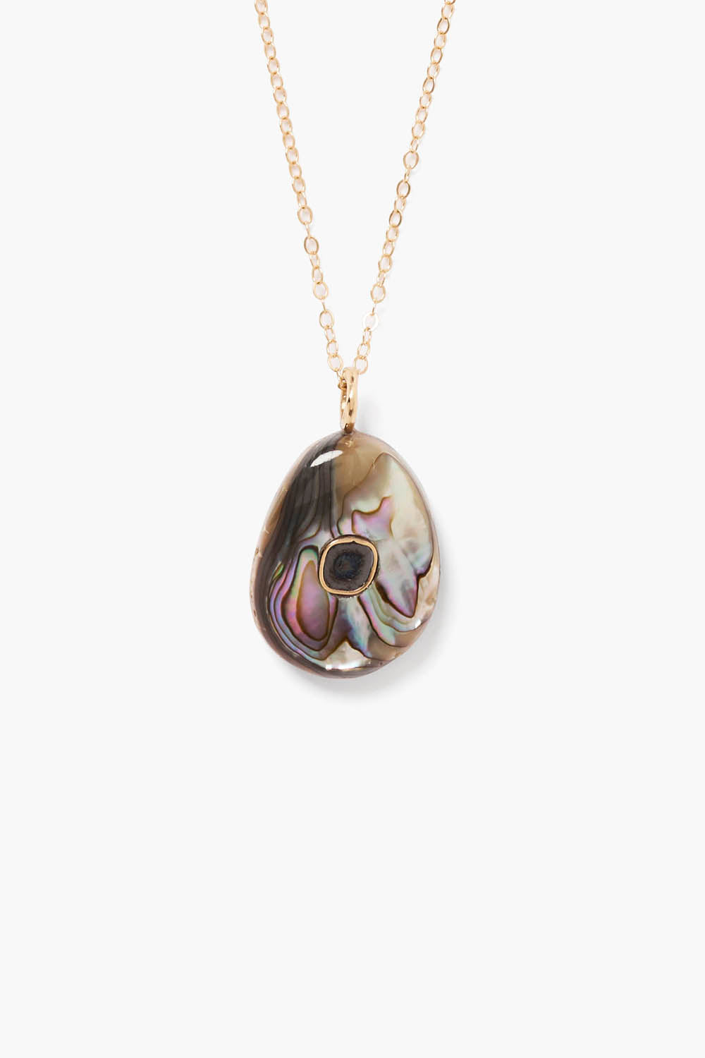 14k Abalone Oasis Necklace Design