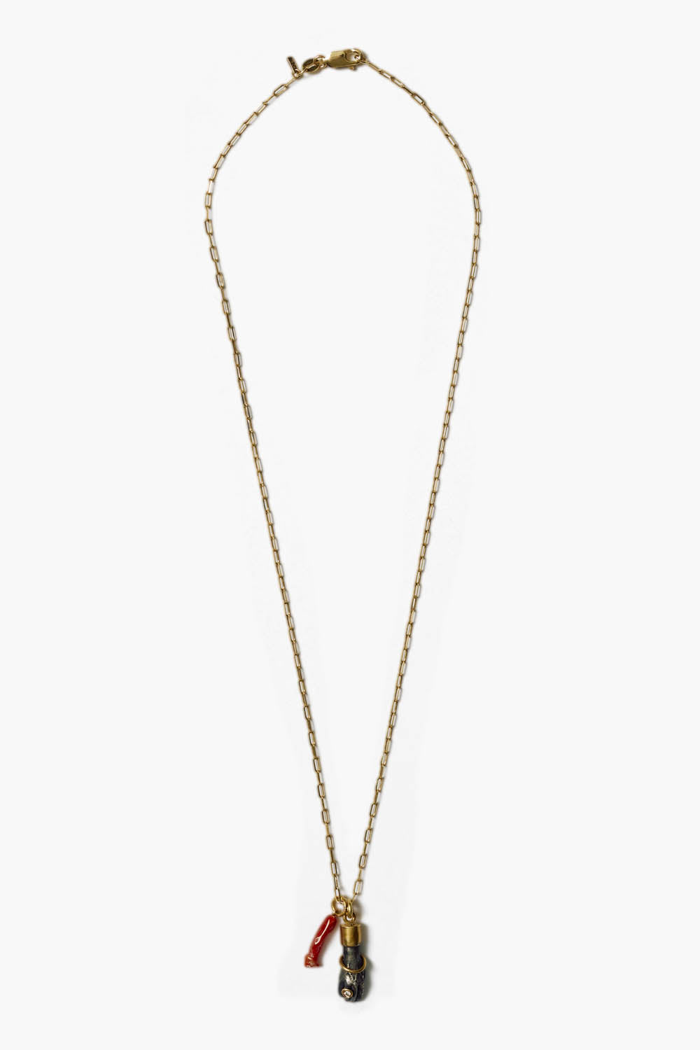 14k Red Mano Figa Necklace