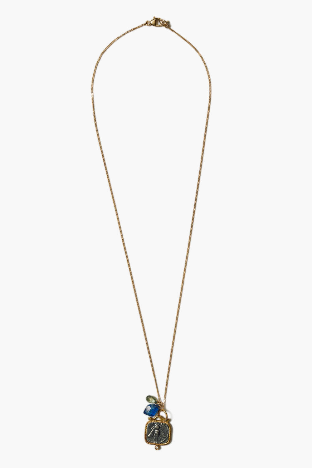 14k Gold Ephesus Charm Necklace for Women