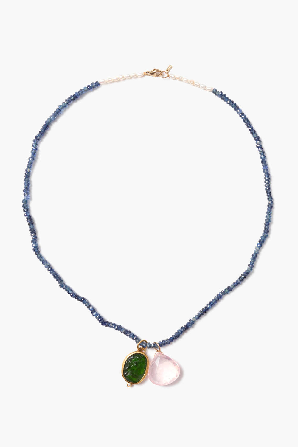 14k Cameo Necklace in Neptune Design