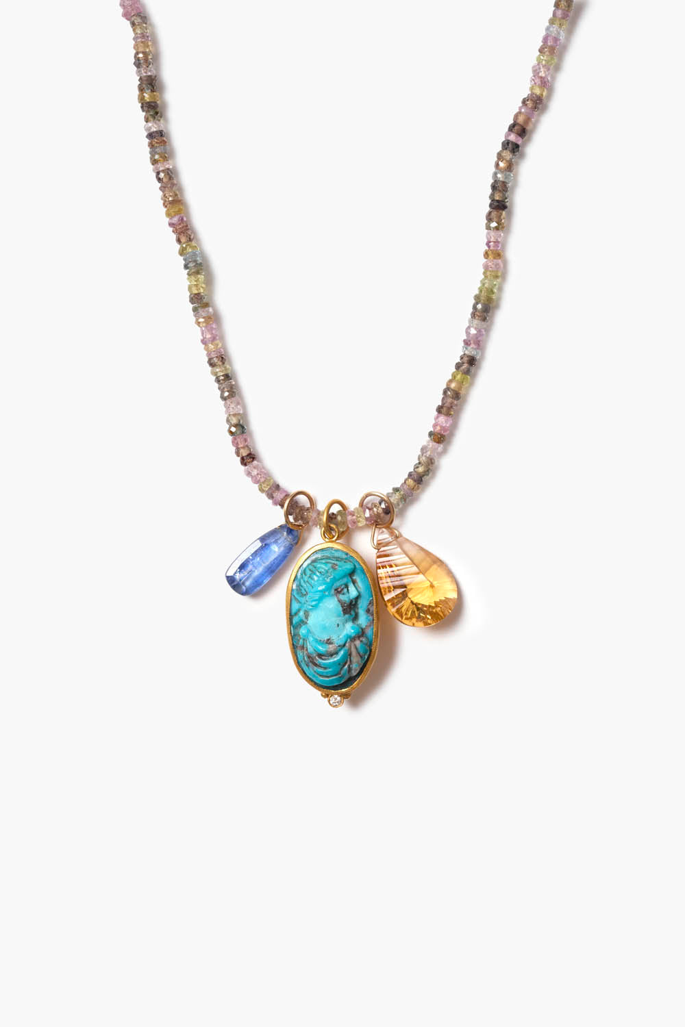 14k Cameo Multi-Design Necklace