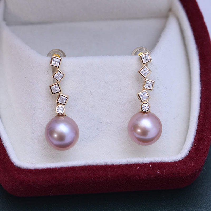 Freshwater Pearl and Octavia Style Earrings