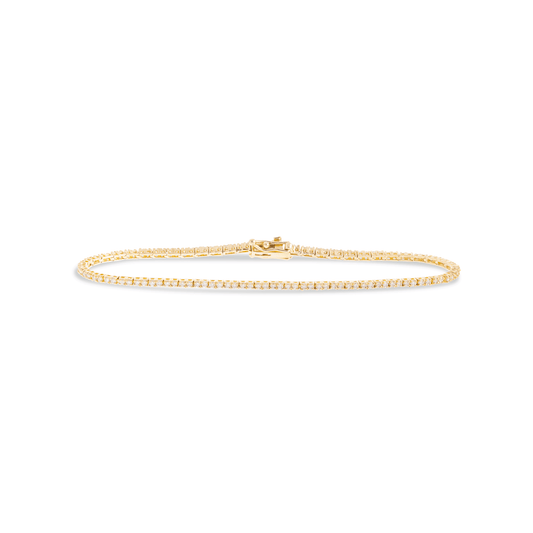 Elegant Dainty Tennis Bracelet in Fine Design