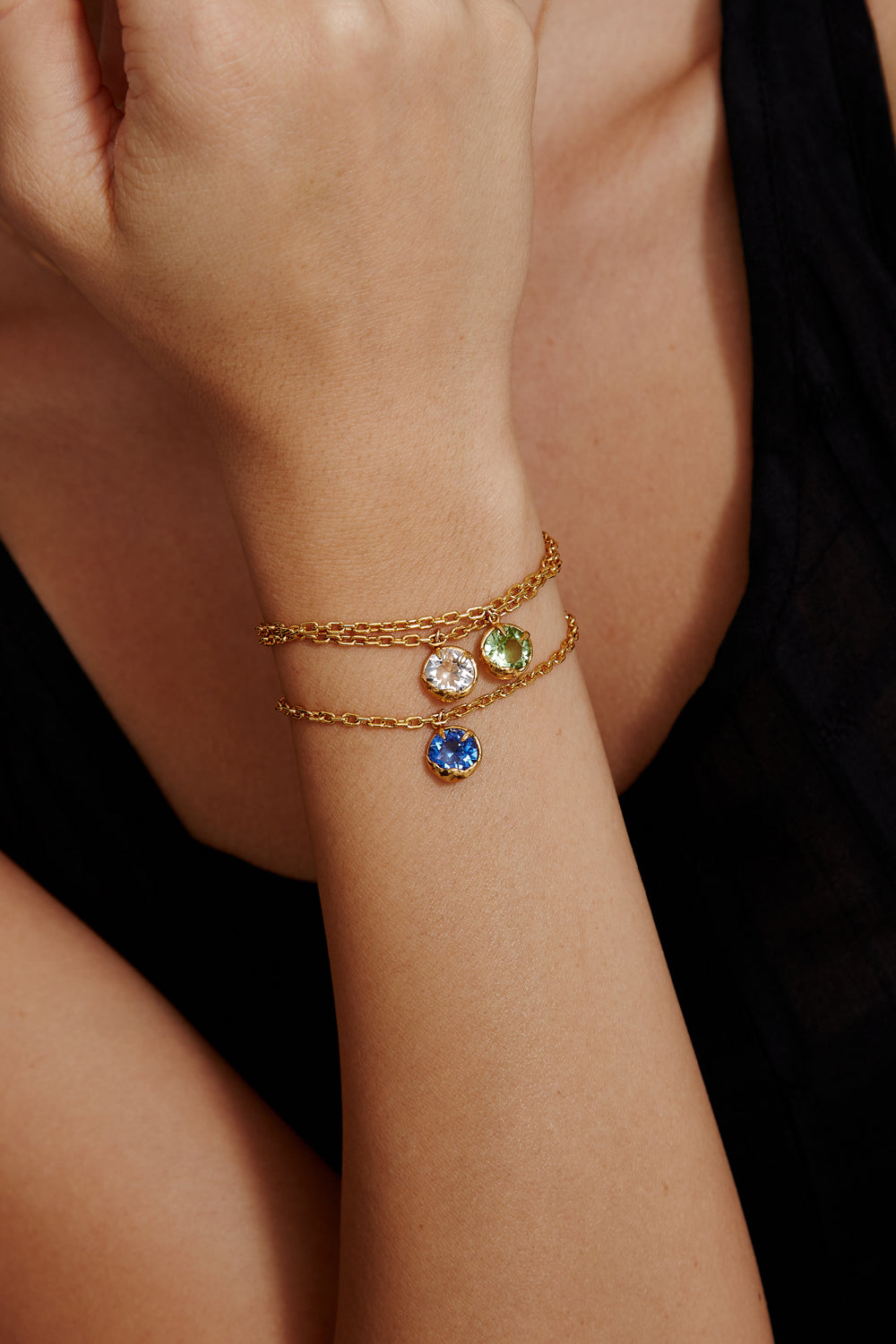 Sapphire Crystal Birthstone Bracelet