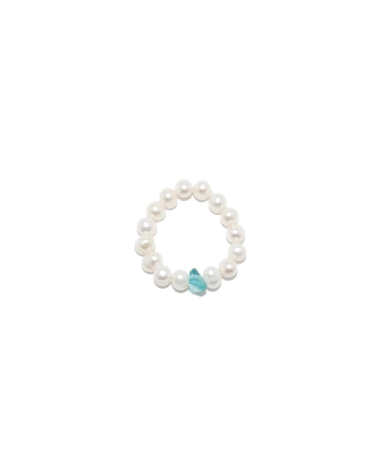 Apatite Pearl Ring