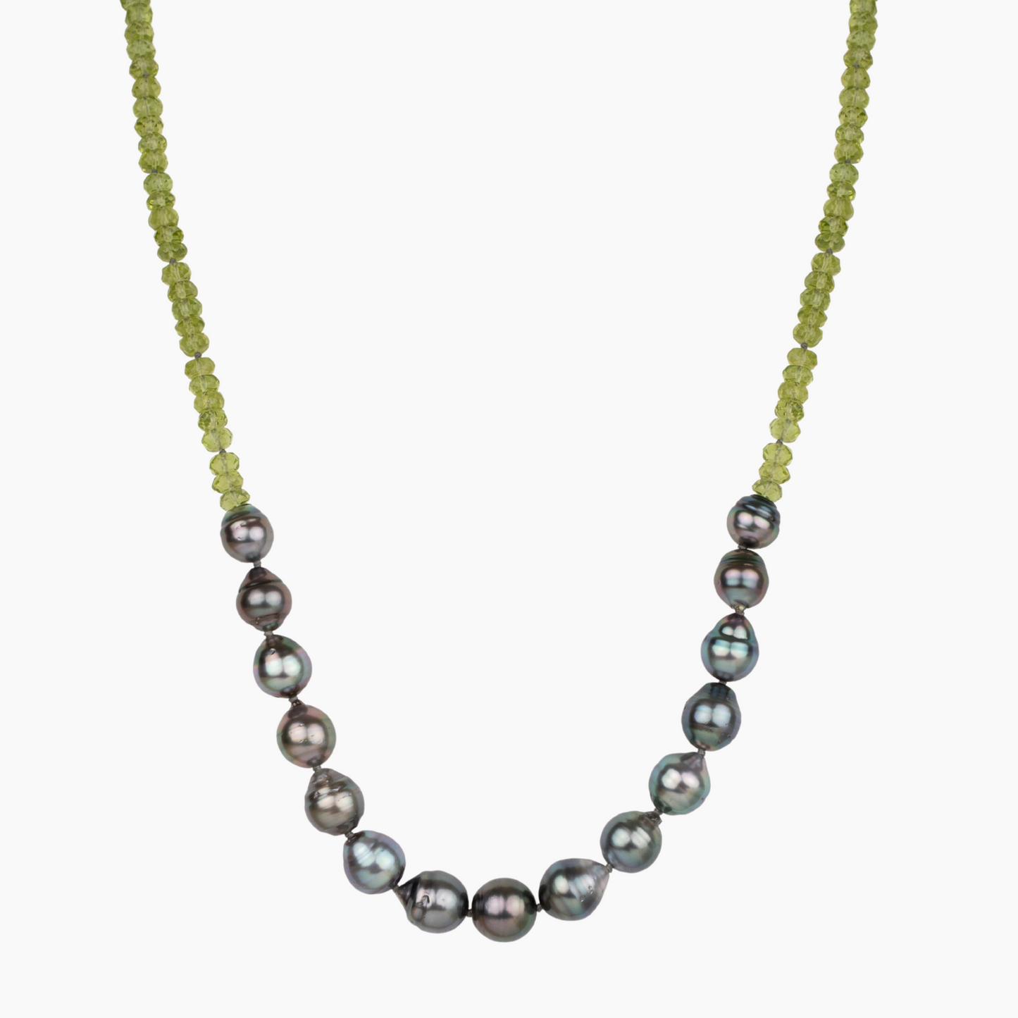 Peridot Tahitian Pearl Necklace