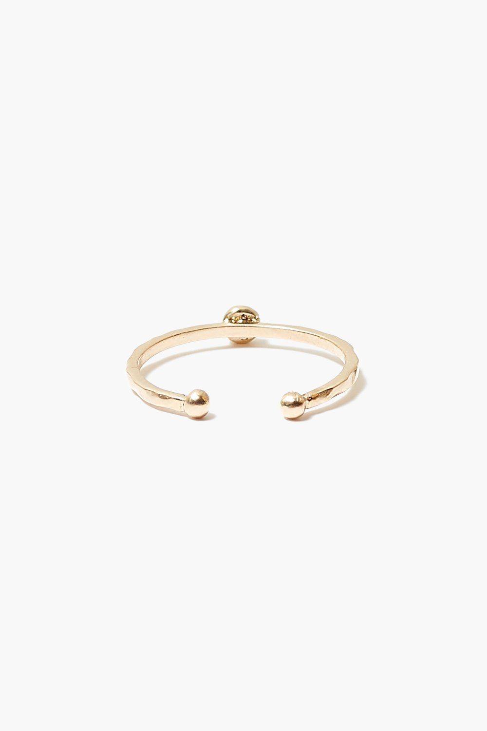 Champagne Diamond Toe Ring in 14k Gold 2