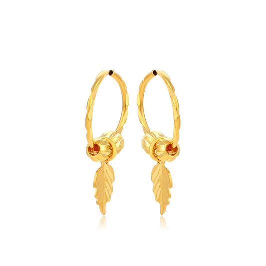 Elegant Gold Leaf Earrings for Any Occasion