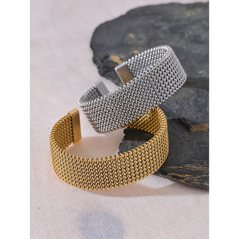 Spacious Open Design Cuff Bracelet