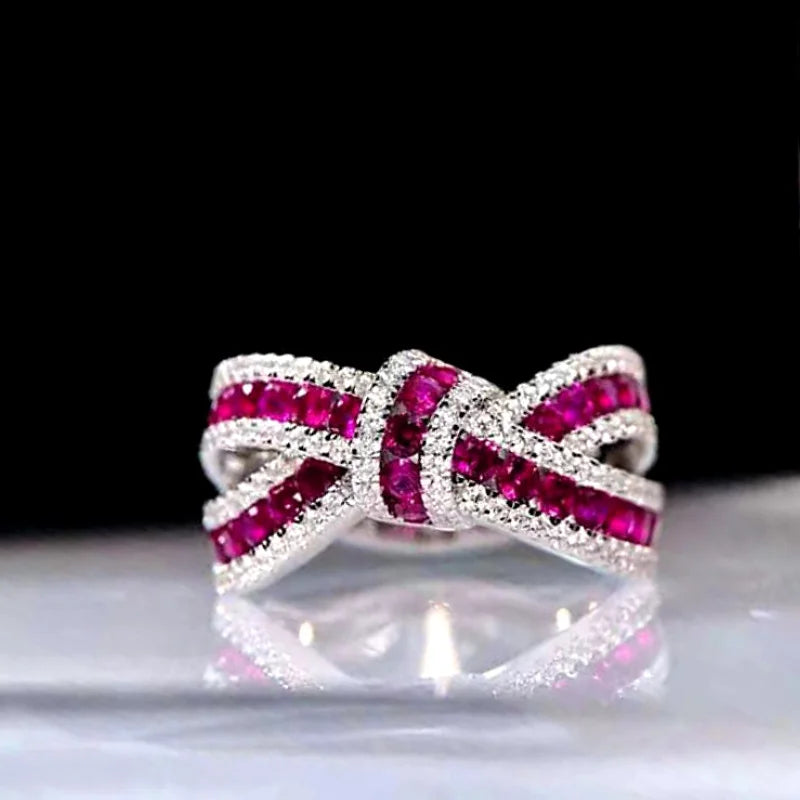 Zirconia Ring with Bright Sparkle Design