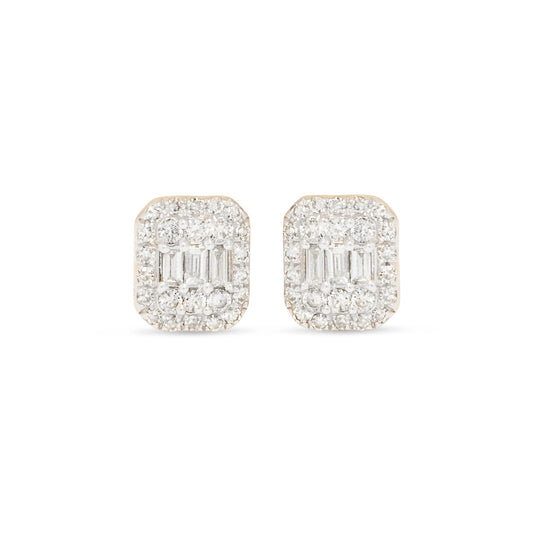 Stylish Shield of Strength Stud Earrings