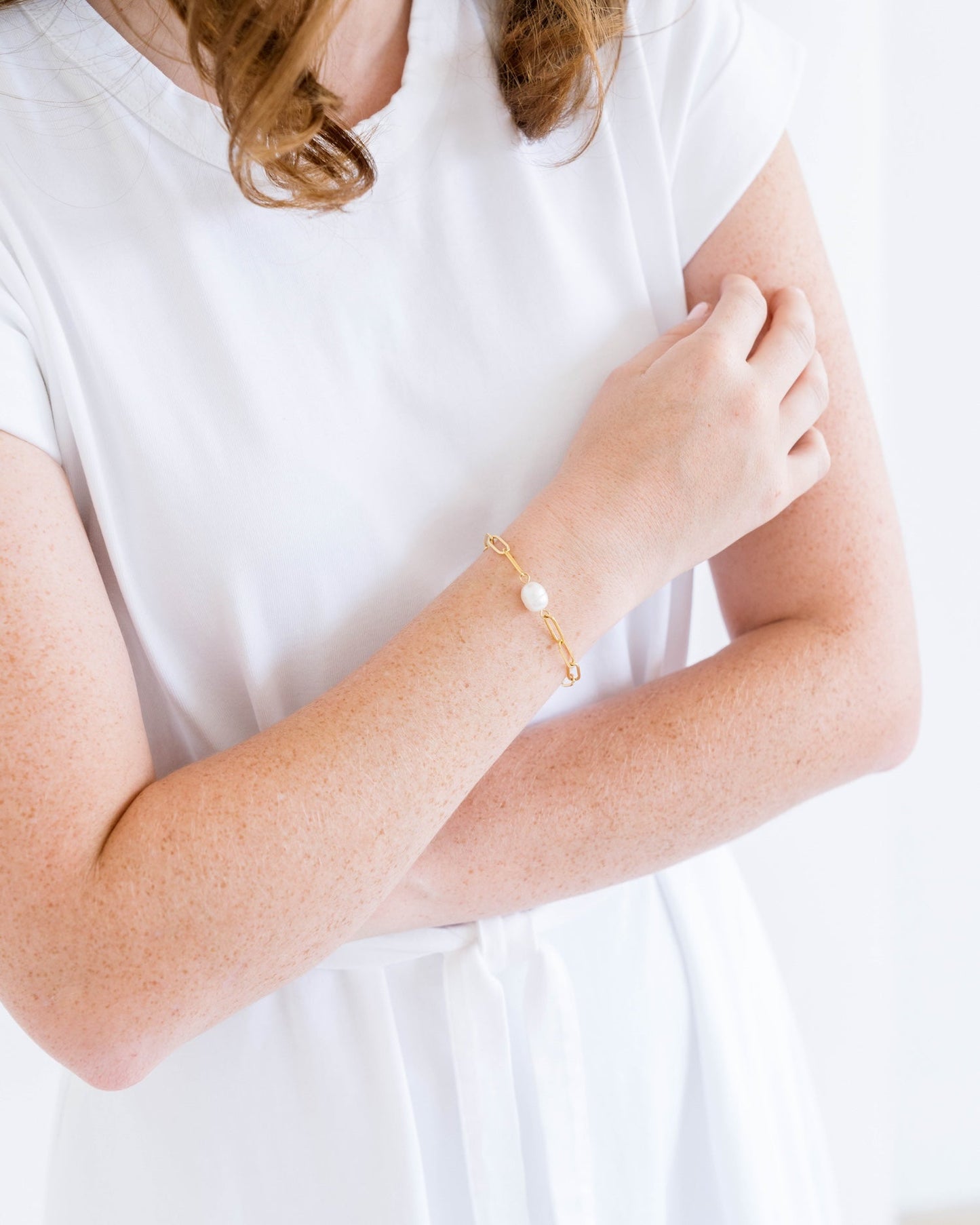 Simple Silver Bracelet with Elegant Design