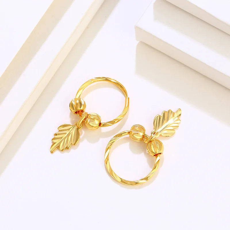 Elegant Gold Leaf Earrings for Any Occasion