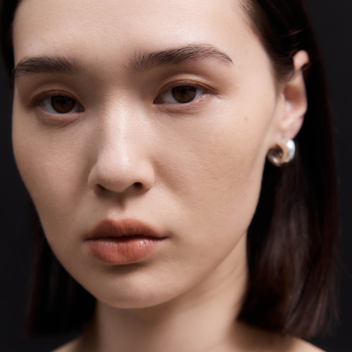 Small Hoop Earrings in Silver