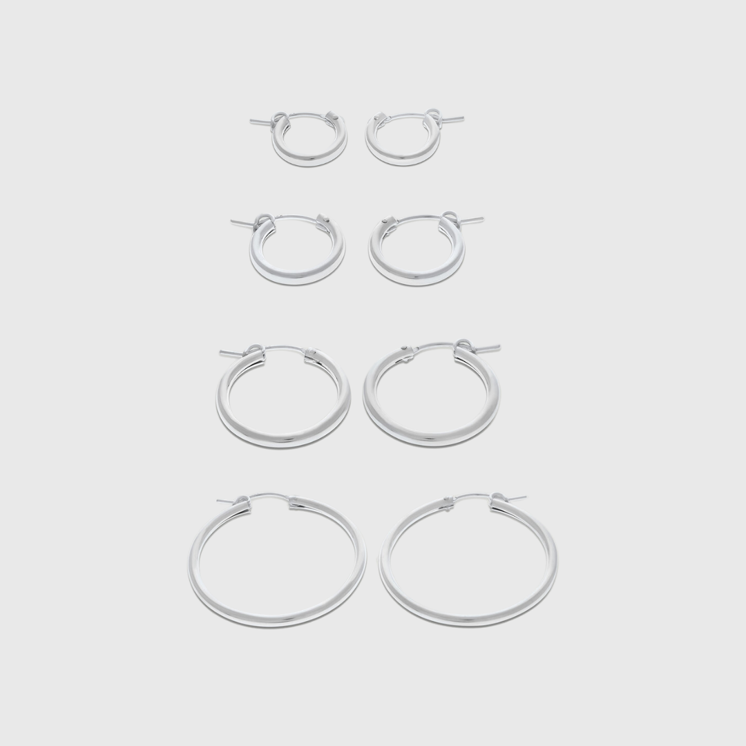 Classic Everyday Hoop Earrings 2