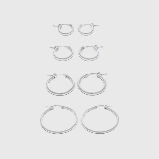 Classic Everyday Hoop Earrings 2