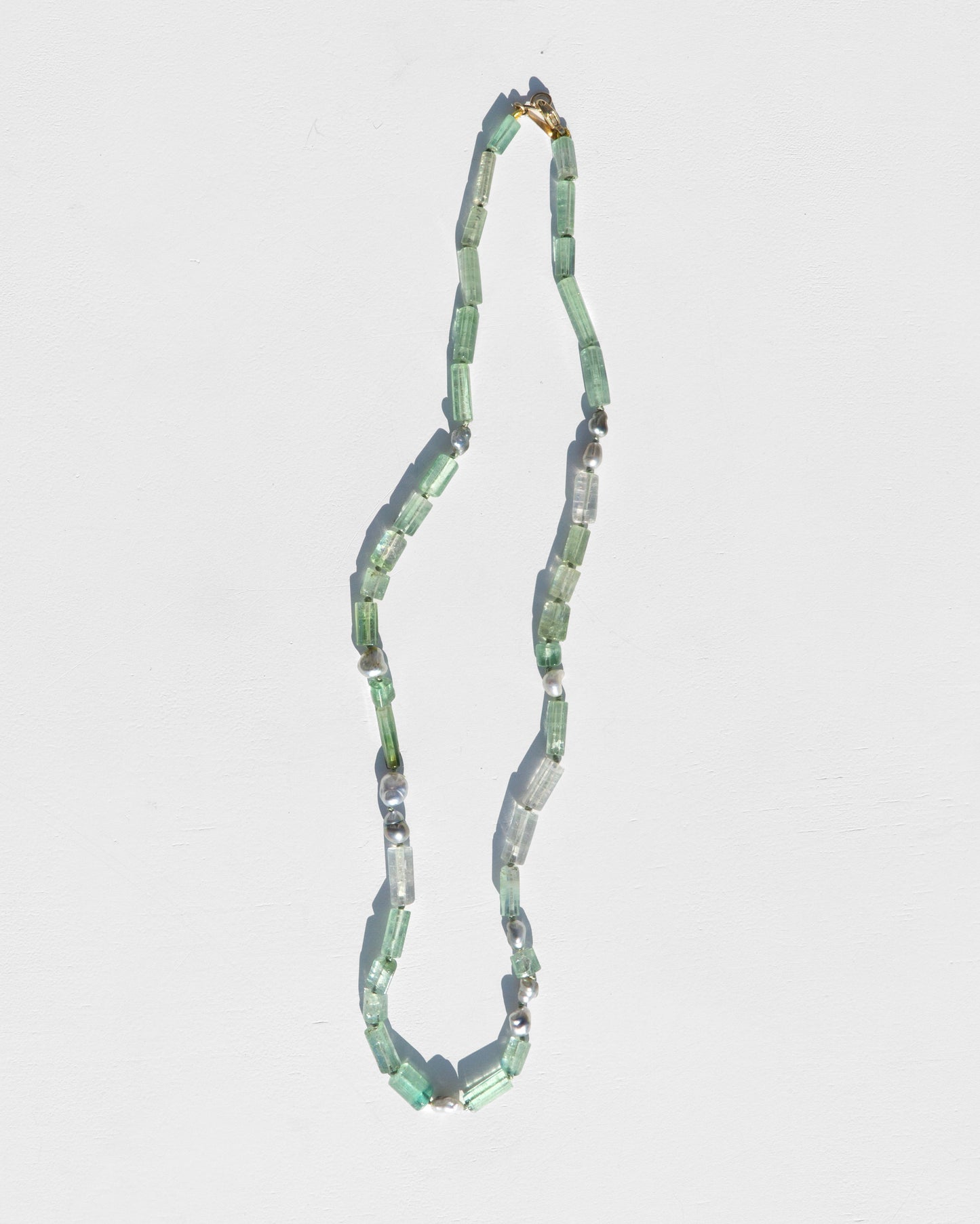 14K Layering Green Necklace