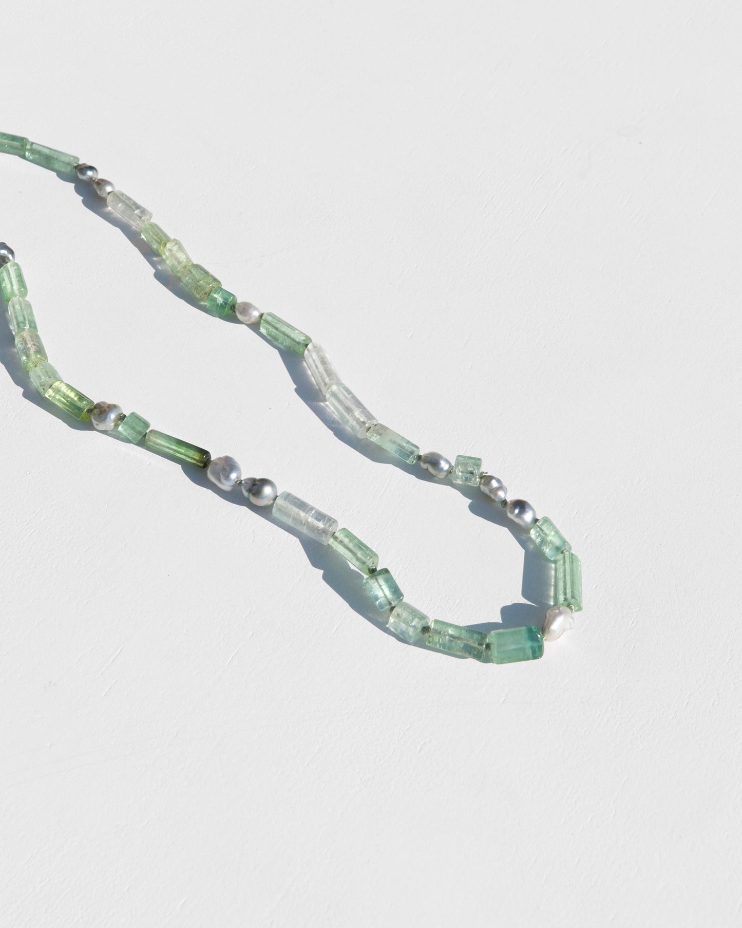 14K Layering Green Necklace