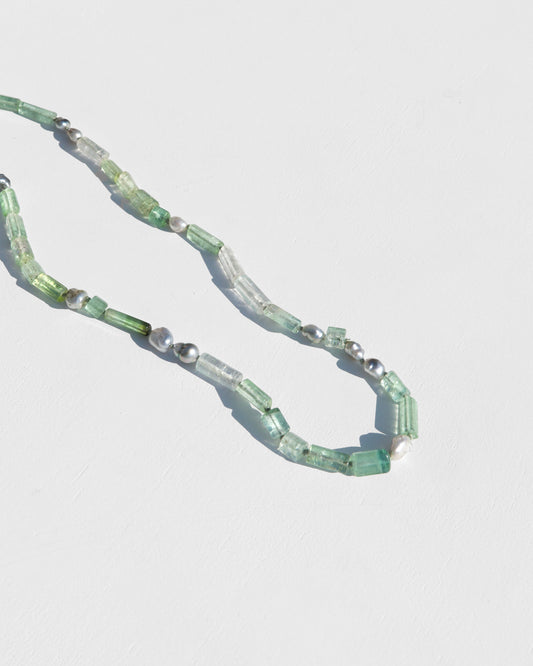 14K Layering Green Necklace