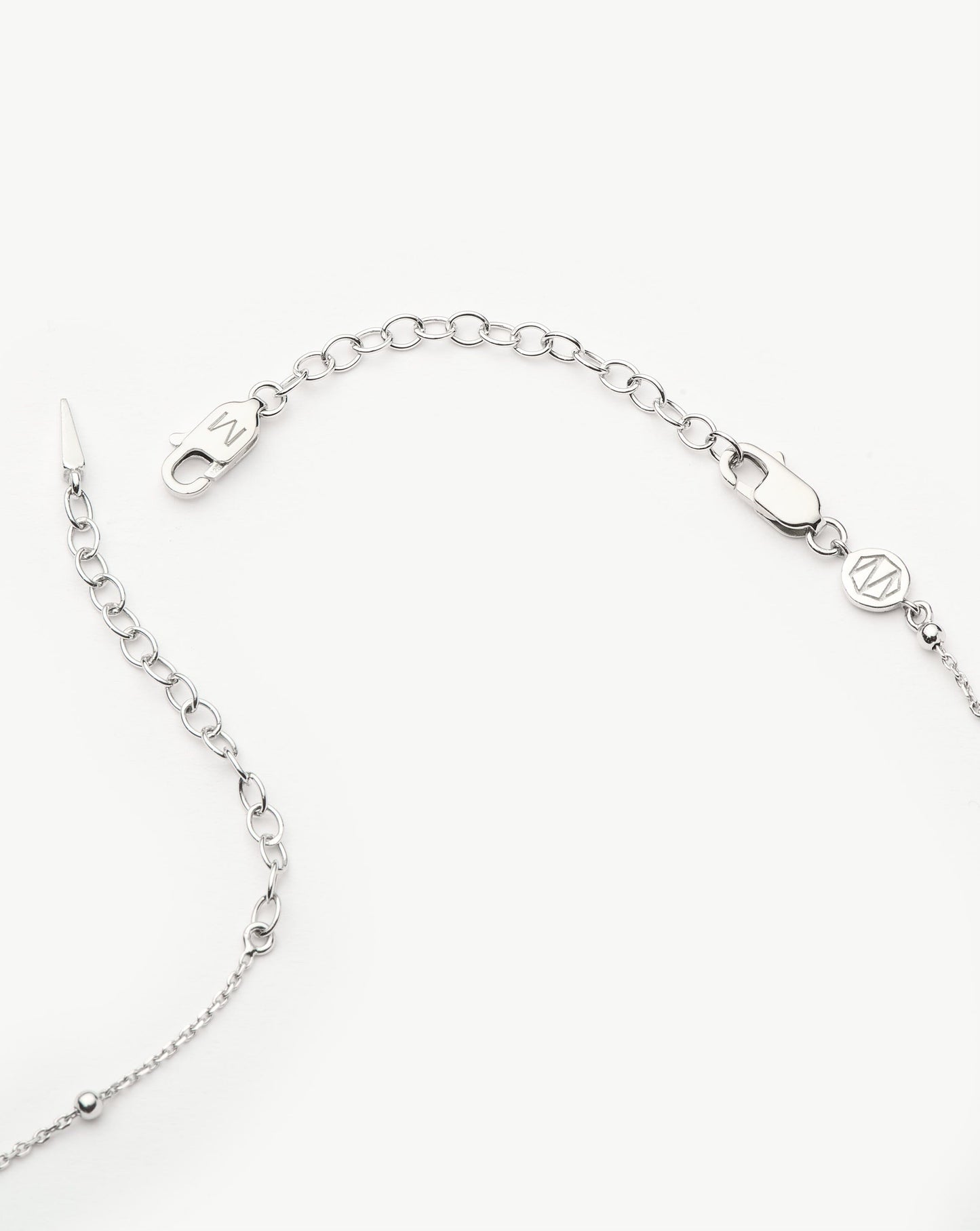 Sterling Silver Adjustable Chain Necklace