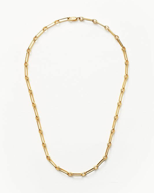 18k Gold Plated Chain Necklace Design