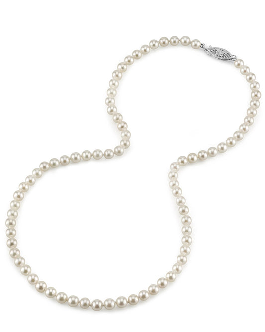 Akoya White Pearl Necklace 5.0-5.5mm AA Quality