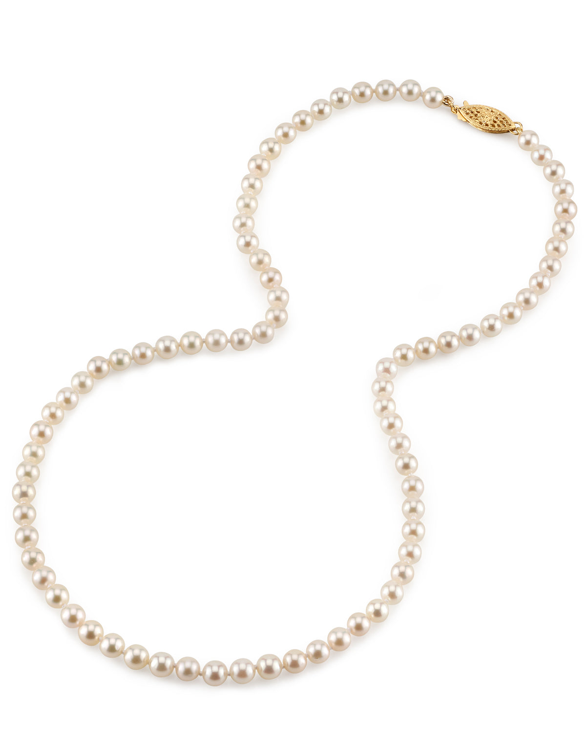 Akoya White Pearl Necklace 5.0-5.5mm AA Quality