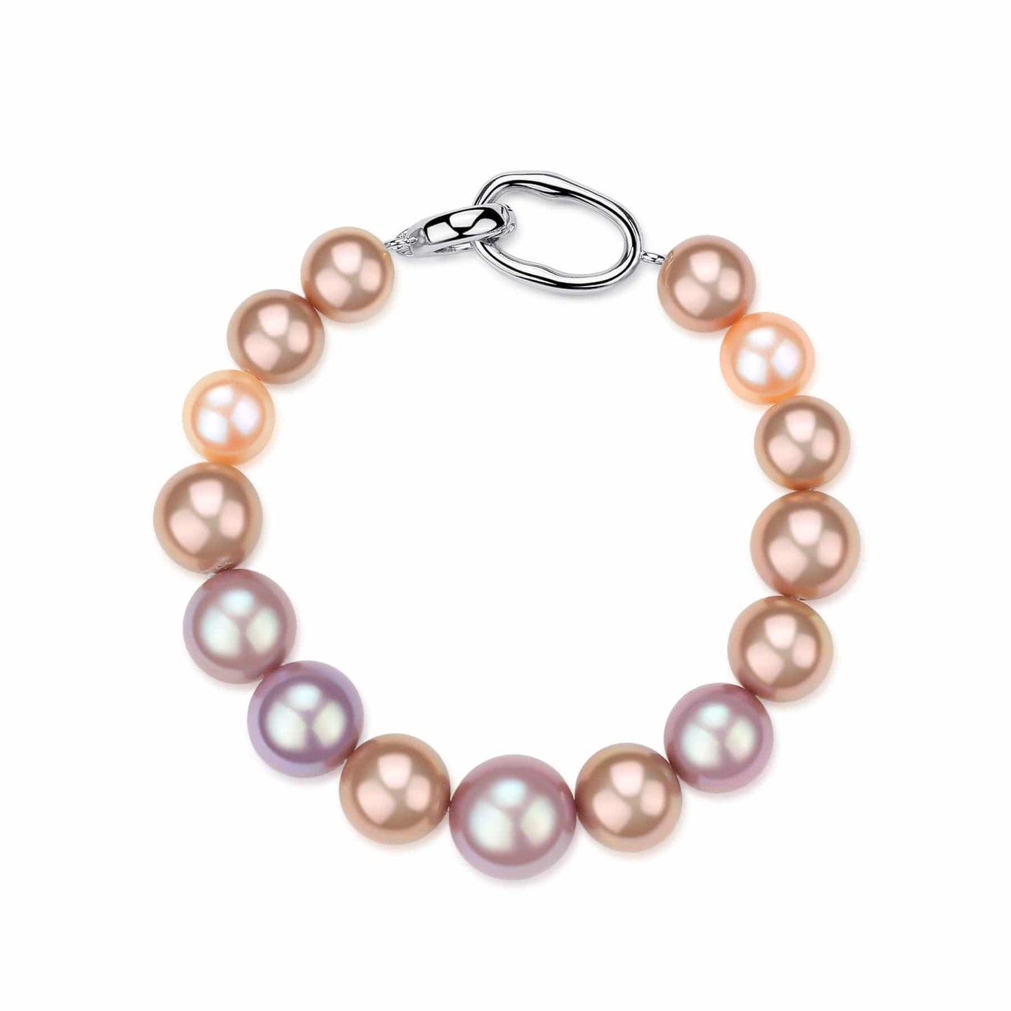 Multicolour Edison Pearl Bracelet with 11-14mm Pearls