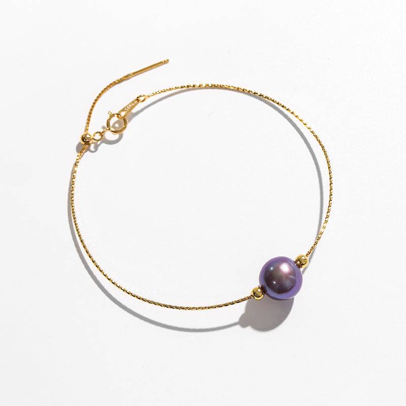 Floating Pearl Chain Bracelet in 8-9mm Size