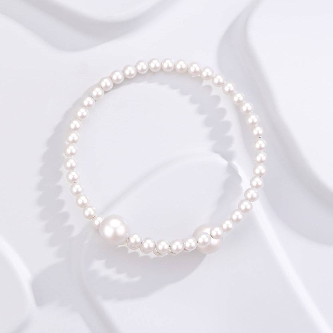 White Freshwater Pearl Eternal Embrace Bracelet