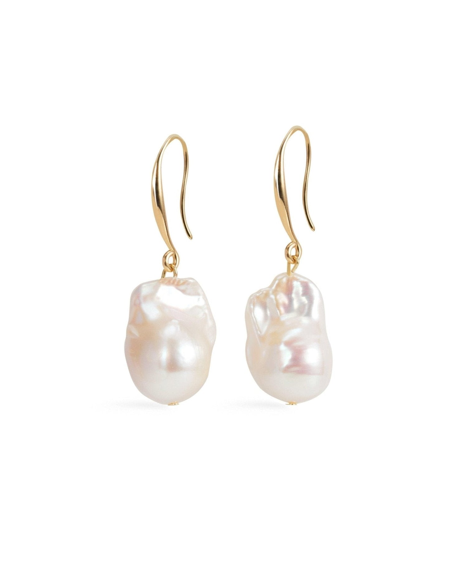 Baroque Pearl Drop Earrings for Elegant Style 2