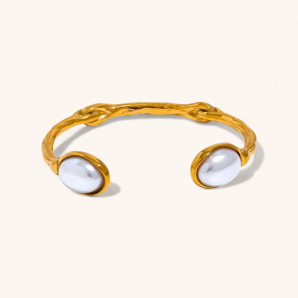 Imitation Pearl Cuff Bracelet for Women