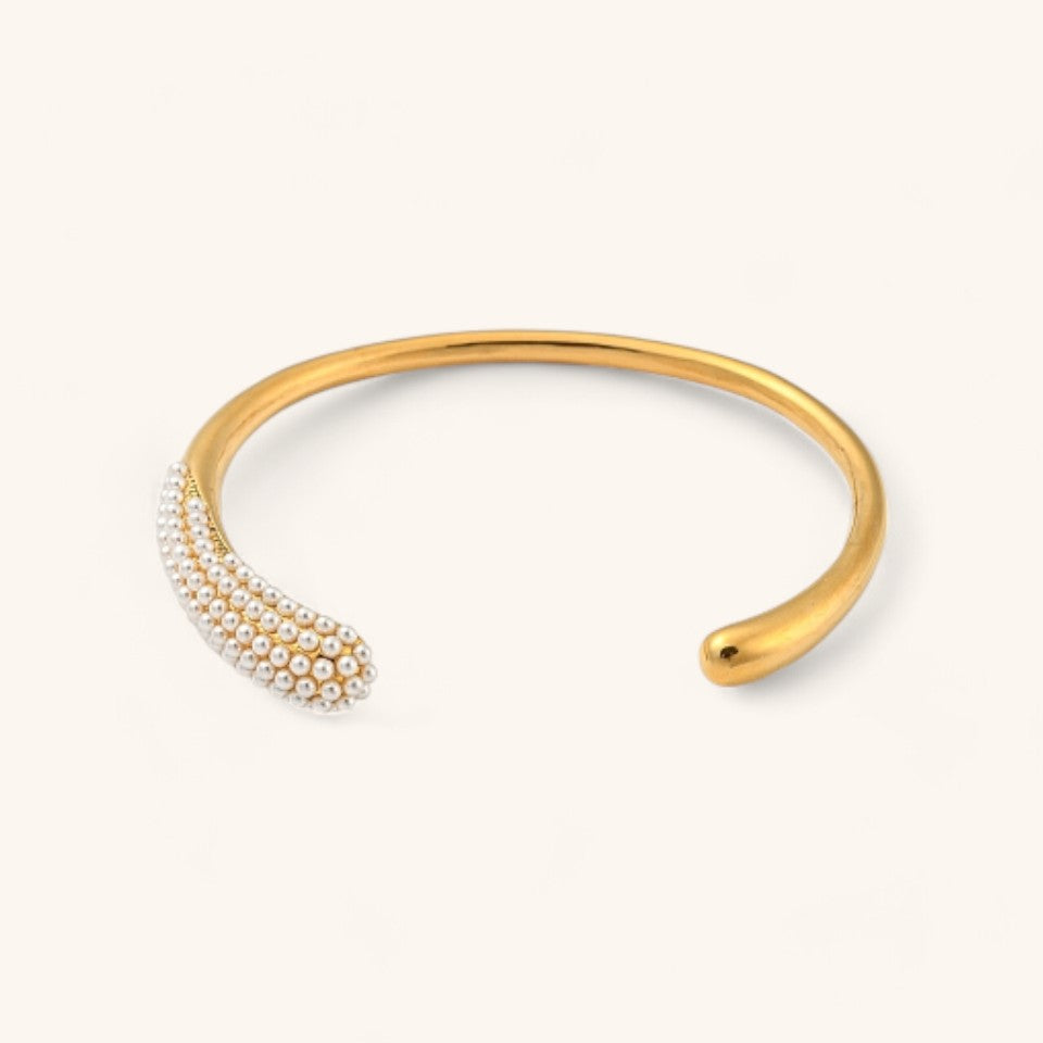 Elegant Gold Open Bangle Accessories for Women