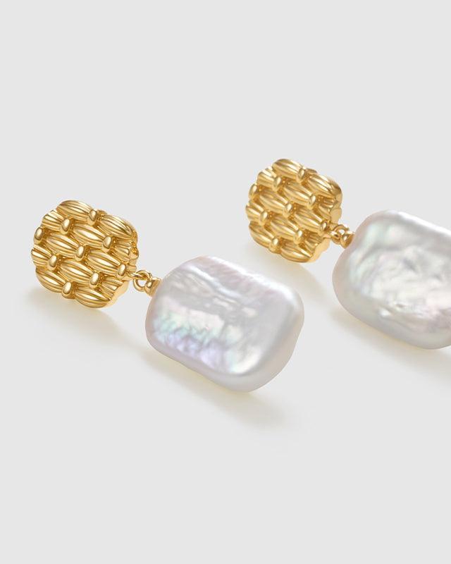 Baroque Pearl Drop Earrings