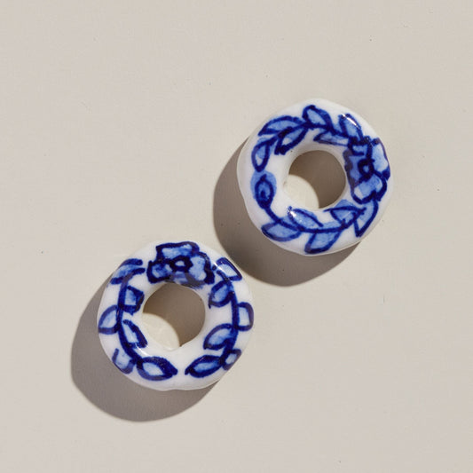 Ceramic Donut Beads for Craft Projects