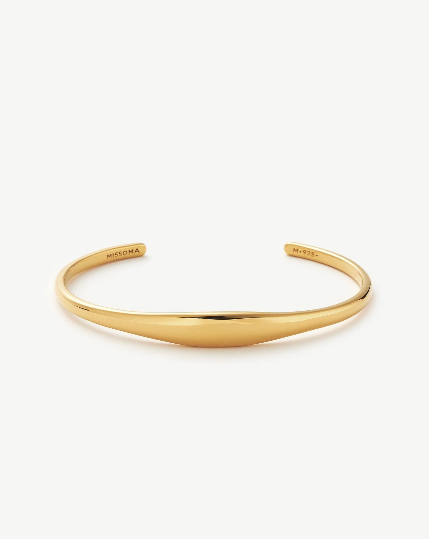 18k Gold Vermeil Classic Cuff Bracelet