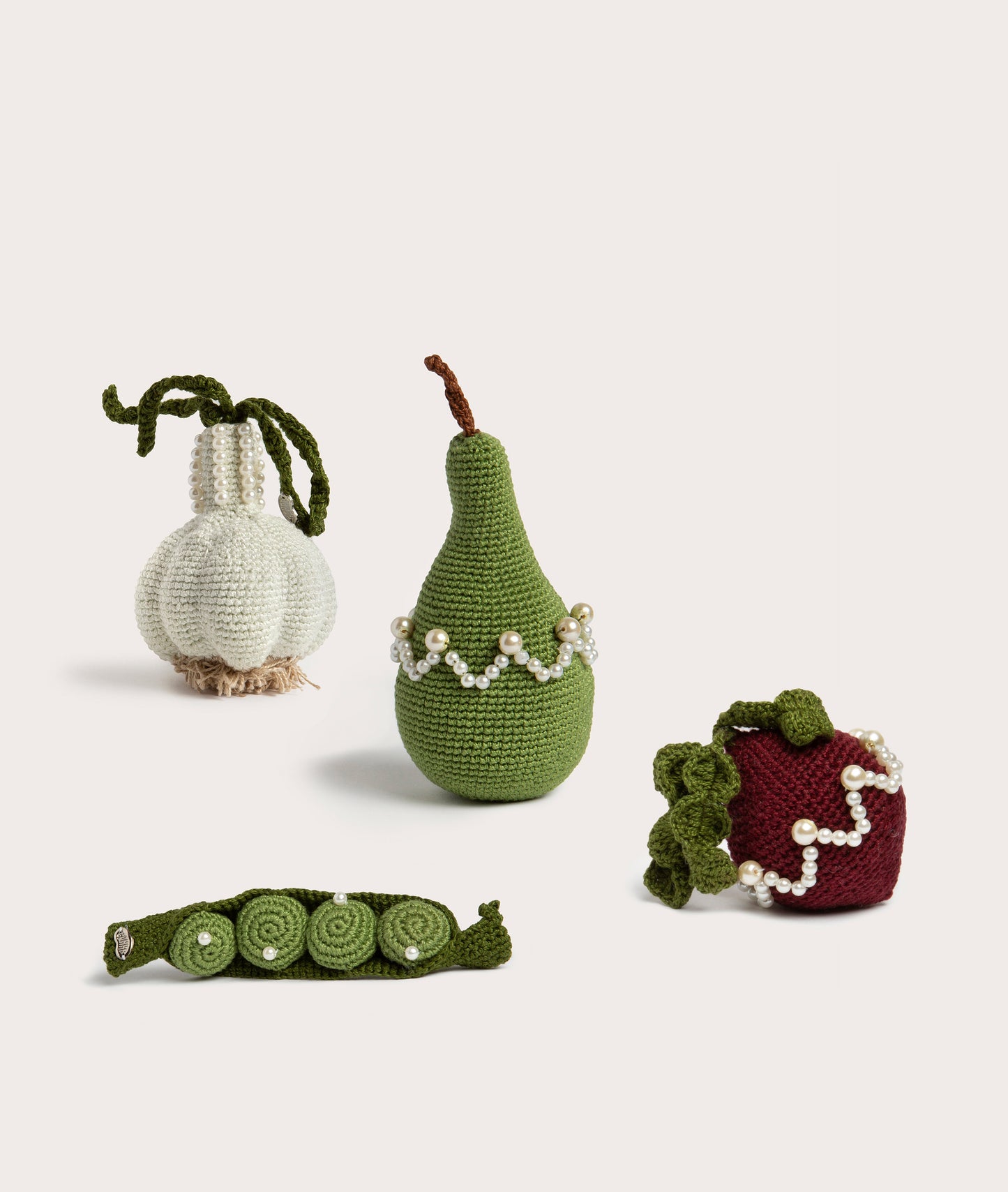 Crochet Vegetable Toy Set for Playtime