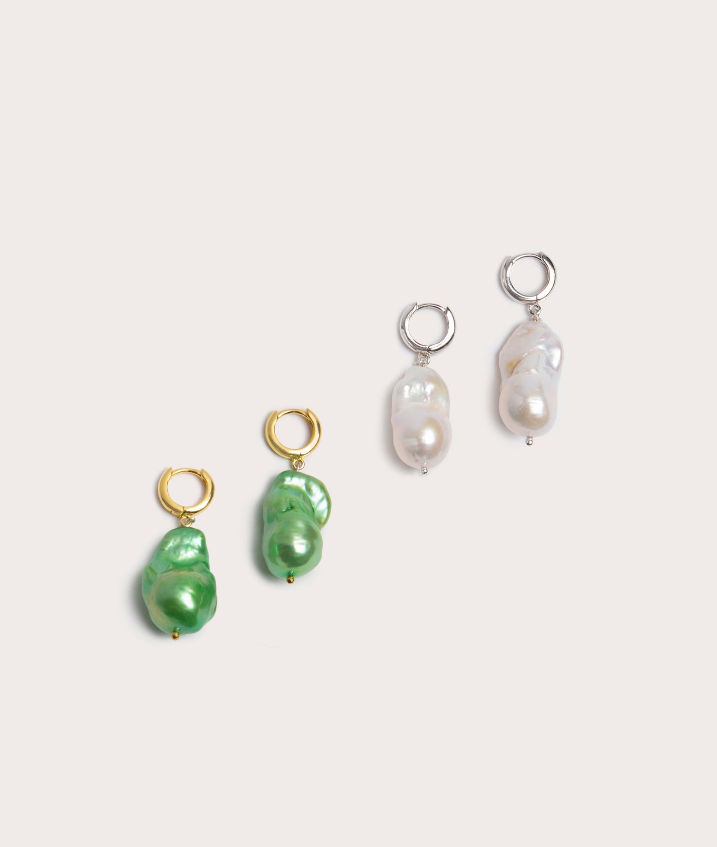 Baroque Pearl Earrings in Elegant Design 2