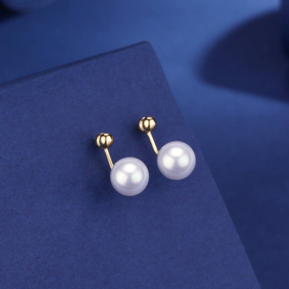 Freshwater Edison Pearl Earrings 10-11mm AAAA Quality