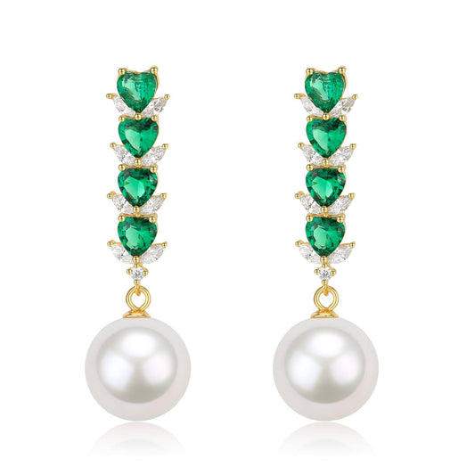 Freshwater Pearl Isolde Style Earrings 10-11mm