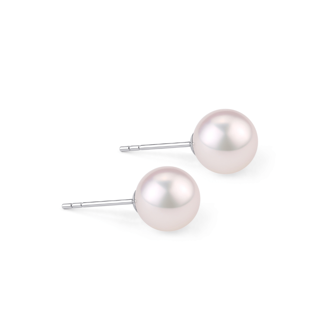 Mini Akoya Pearl Stud Earrings in 3-6mm Size